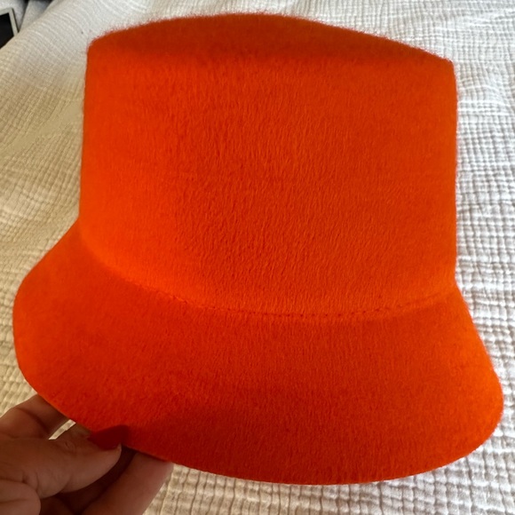 Anthropology (Wyeth Tenley Hat) vibrant orange, new with tag. - Picture 1 of 7